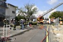 Dachstuhlbrand Koeln Poll Geislarerstr P053